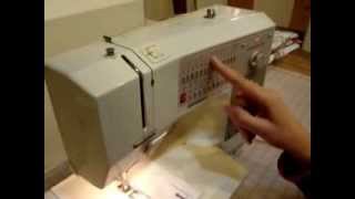 Bernina 1230 sewing demo [upl. by Ahsinirt861]