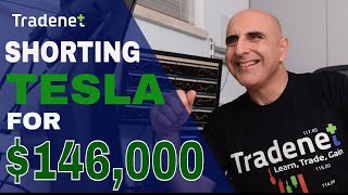 Live Trading TESLA for 146000  Short [upl. by Wivestad930]