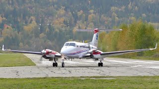 Beechcraft King Air 350 Takeoff [upl. by Nellak]