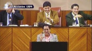 Ataque de risa en el Parlamento de Andalucía en 1994 [upl. by Sesilu]