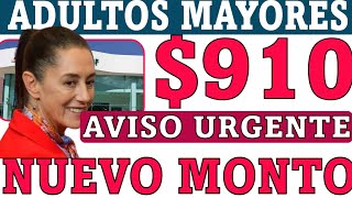 910 💥 NUEVO APOYO BIENESTA 🎁 AVISO URGENTE ADULTOS MAYORES💣 EN 2025 ACTUALIZACIÓN DE TUS PAGOS🤑 [upl. by Necyla]