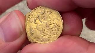 10 Half Sovereigns recent coin buy [upl. by Einaled68]