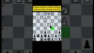 Sicilian Defense OKelly Variation Maroczy Bind Paulsen Line B28 music remix bass [upl. by Woodie275]