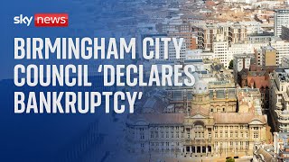 Birmingham City Council effectively declares bankruptcy [upl. by Jennine]