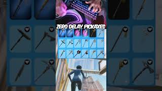 Use These Pickaxes for ZERO Input Delay ✅ fortnite [upl. by Analihp]