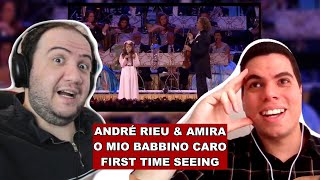 First Time Seeing André Rieu amp Amira Willighagen  O Mio Babbino Caro  TEACHER PAUL REACTS [upl. by Elauqsap]