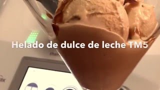 Helado de dulce de leche  Recetas Thermomix [upl. by Diley]