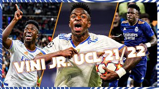 Vini Jr GOALS ASSISTS and SKILLS  Champions League 202122 [upl. by Jasen]