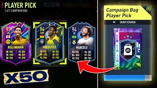 FIFA 22 50 x Guaranteed Campaign Bag Player Pick Packs [upl. by Enitsej]