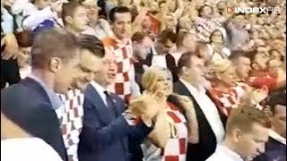 Kolinda stigla na Poljud i zapjevala [upl. by Carlye287]