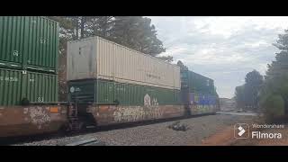 NS trains in Pell City AL 111423 [upl. by Auqinaj]