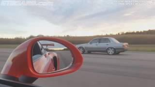 Porsche 911 GT3 RS 991 PDK vs BMW 325iX E30 Turbo Sedan by Nisse Järnet [upl. by Anrehs535]