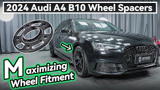 Maximizing Wheel Fitment 2024 Audi A4 B10 How Wheel Spacers Work  BONOSS Audi Parts [upl. by Flory]