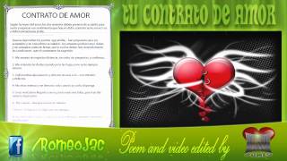 Tu Contrato de Amor Poema [upl. by Othilie]