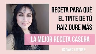 MI RECETA PARA QUE DURE EL TINTE EN CANAS Y SIN ELLAS [upl. by Rafe]