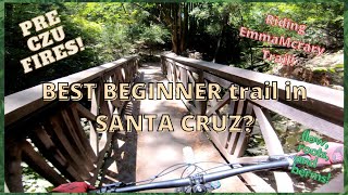 BEST BEGINNER TRAIL IN SANTA CRUZ  Riding Emma McCrary Trail in Pogonip Santa Cruz California [upl. by Einitsed]