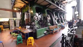 Kempton Park Big Triple Steam Engine Starting [upl. by Htaeh]