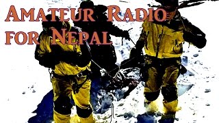 Amateur Radio Helping Nepal  The Emergency Radio Net 14205Mhz [upl. by Fabrin156]