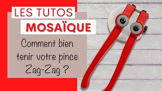 Comment bien tenir sa pince Zag Zag pour couper des émaux de Briare [upl. by Pinkerton5]