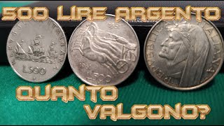 500 Lire Argento  Quanto Valgono Oggi Caravelle Dante e Biga [upl. by Abigail]