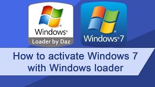 How to activate Windows 7 with Windows loader [upl. by Aliahs]