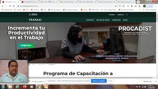 COMO INGRESAR A LA CAPACITACION GRATUITA DE LA NOM 30 EN EL PORTAL PROCADIST [upl. by Harmonie]