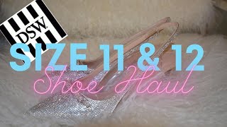 Womens Size 11 amp 12 Shoe Haul for Wide Feet Summer 2020 [upl. by Anaj]