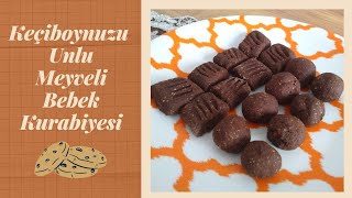 Bebeklerin Favorisi KEÇİBOYNUZU UNLU  MEYVELİ BEBEK KURABİYESİ 🍪 8 [upl. by Luttrell]