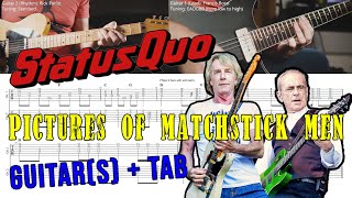 Pictures of Matchstick Men  First Status Quo Hit  🎸Guitar 🎵 Chords amp Lyrics Cover 🇬🇧 by SteveB [upl. by Eilis]