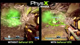 NVIDIA PhysX technology showcase [upl. by Soirtemed]