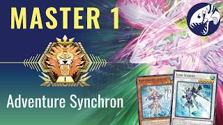 MASTER 1 – Adventure Synchron Still Best Synchro Deck  Master Duel [upl. by Sharos]