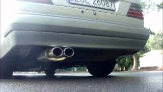 Mercedes W124 E500 Magnaflow Exhaust [upl. by Aon679]