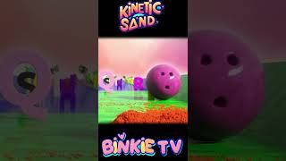 Alphabet Fun Smashing Kinetic Sand Letters Bowling Ball alphabetadventure kineticsand [upl. by Charlean]