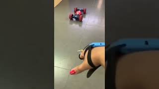 Large Dual Remote Control Gesture Sensing Stunt Transforming RC Car [upl. by Edahc]