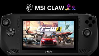 MSI Claw Ultra 5 135H  The Crew 2  720p 25W [upl. by Bolger102]