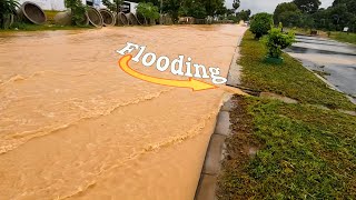 Severe Flooding Hits New Road Draining A Massive Flooded Street [upl. by Rogergcam645]