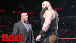 Braun Strowman is fired Raw Jan 15 2018 [upl. by Ybot]