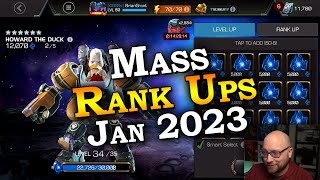 Mass Rank Ups  Jan 2023 [upl. by Cumine]