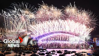 New Years 2024 Sydney Australia puts on stunning fireworks show [upl. by Bronwen317]