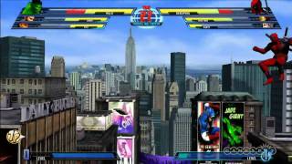 Marvel vs Capcom 3 Fate of Two Worlds  Power Moves Gameplay Movie [upl. by Arbmat]