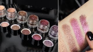 INGLOT Pure Pigment Collection  swatches [upl. by Yxor136]