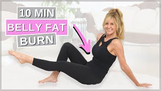 10 Minute AB WORKOUT For Women Over 50  Beginner No Equipment [upl. by Lebasiairam]