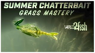 ChatterBait Fishing Grass Howells Summer Technique [upl. by Verner]