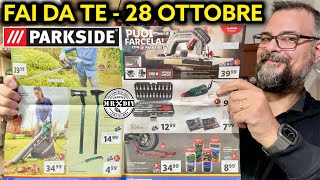 Volantino Parkside lidl fai da te 28 ottobre 2021 Riccardo Muscarella Sega circolare Soffia foglie [upl. by Dylane]