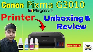 Canon Pixma G3010 Allin OneColor ink tank Printer Unboxing amp Review  Best Color Printer 2024 [upl. by Naraj113]