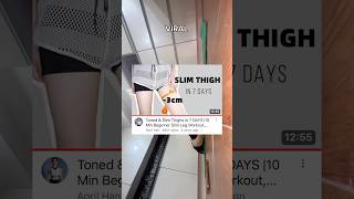 Slimmer thighs in 7 days April Han workout 🔥 day 2 [upl. by Ahcsim]