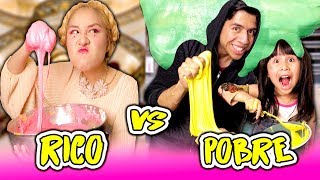 RICO VS POBRE HACIENDO SLIME 2  Palomitas Flow [upl. by Ahseei]