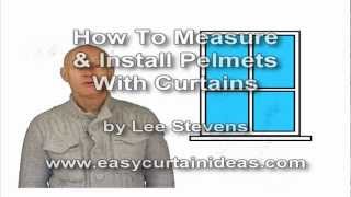 Measure For Pelmets and Curtains [upl. by Nessim495]