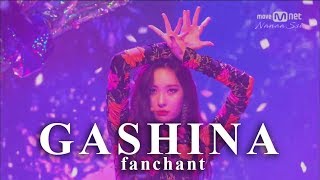 SUNMI  GASHINA Lyrics  FANCHANT [upl. by Ahsieker]