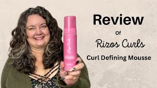 Rizos Curls Curl Defining Mousse Review [upl. by Idaf]